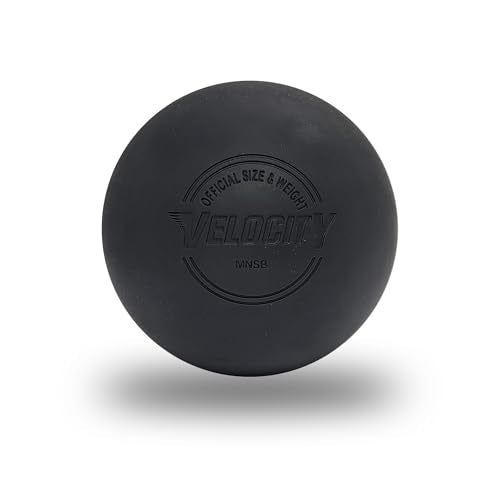 Velocity Lacrosse Balls - 9가지 색상 선택 가능, 1, 2, 3, 6, 18, 60, 120 (케이스) 팩 - color: 블랙., size: 1 Ball, style: 연습용 공