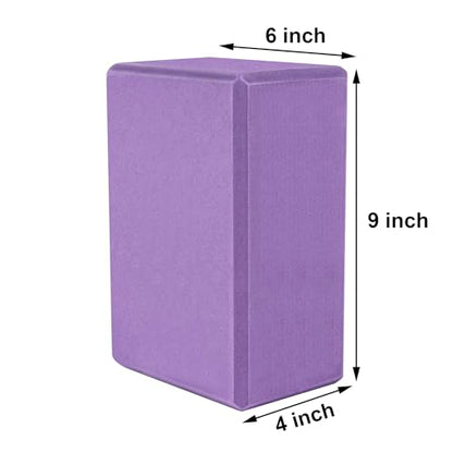 Muka Yoga Blocks 4x6x9 Inch, High Density EVA Foam Yoga Brick for Meditation, Pilates - color: Turquoise, size: 4 pack