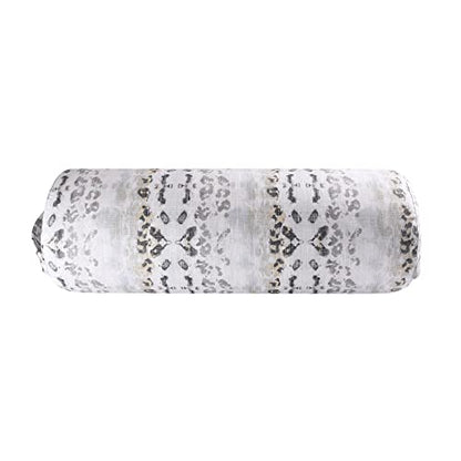 Hugger Mugger Round Yoga Bolster - Firm Round Shape, Higher Profile, Great Under Knees, Soft Support, Handmade in The USA - color: Wild Sky