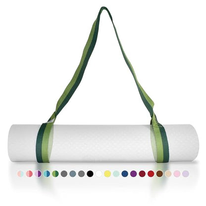Tumaz Yoga Mat Strap Adjustable Carrier for All Yoga Mats, 2 Sizes - color: 04. Army Green, size: 64 IN