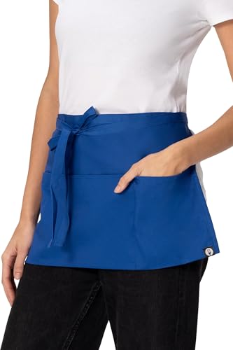 Chef Works Unisex Waitress Apron - color: Royal Blue