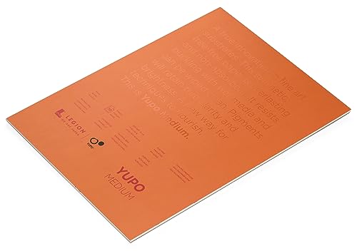 Legion Yupo Polypropylene Pad, 11 X 14 inches, Medium 74lb., 10 Sheets (L21-YUP197WH1114)