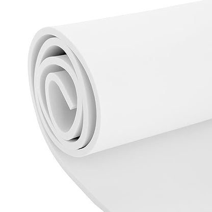 Bright Creations 6mm EVA Foam Sheets - 6mm, 14 x 39 in, White - High Density Craft Foam for Cosplay & DIY Supplies - Moldable Craft Sheets for Costume Making & Decoration - size: 6mm