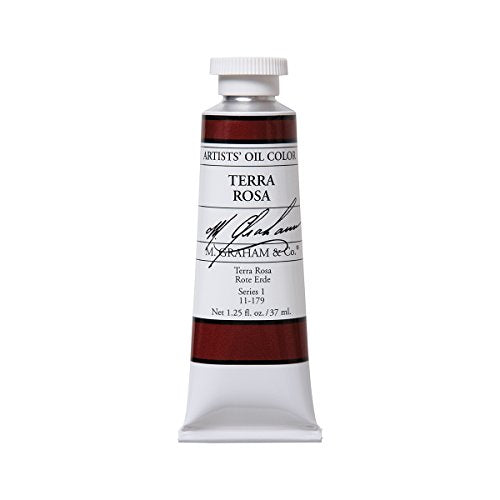M. Graham 1-1/4-Ounce Tube Oil Paint, Terra Rose, Venetian (11-179) - color: Terra Rose (Venetian), size: 1.25 Fl Oz (Pack of 1)