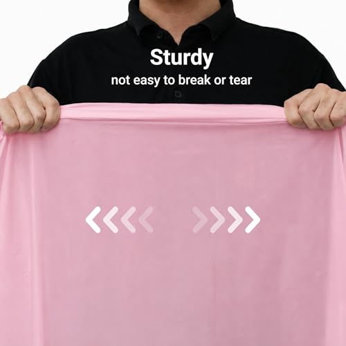 Auros 10-Pack Plastic Tablecloths, 54x108 Inch Disposable Table Covers, 8FT | Rectangle Waterproof & Throw Away Table Cloth, Easy Cleanup for Party, Wedding, Birthday, BBQ, Fits 6-8ft Tables, Candy Pink - color: Candy Pink, size: 54" X 108" Rectangle
