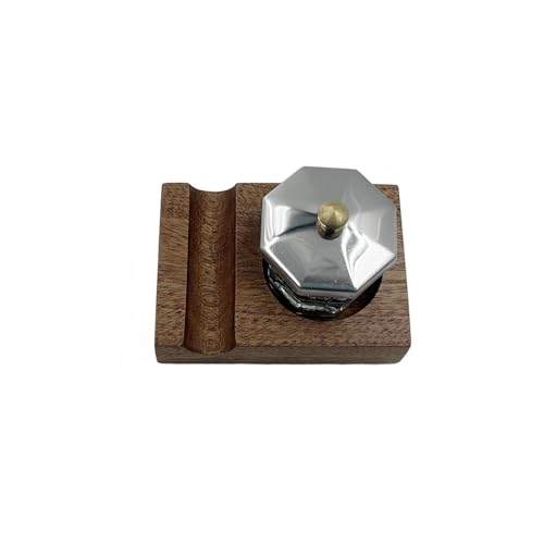 Ink Well for Dip Pen Wooden Calligraphy Pen Holder Oblique Nib Holder Glass Ink Bottle Container Desktop Tabel Decoration