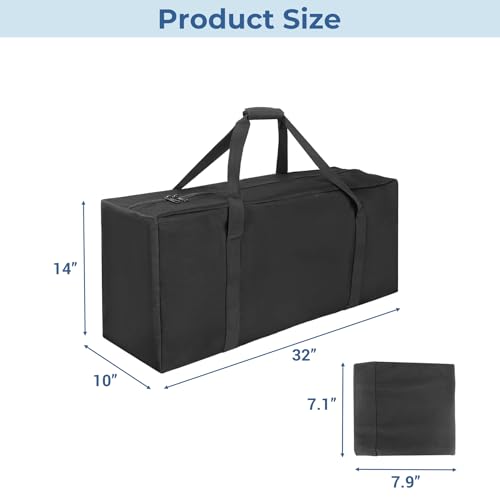COOLBEBE 32" Sports Duffle Bag - 73L Large Travel Duffel Luggage Bag - size: 32" x 10" x 14"