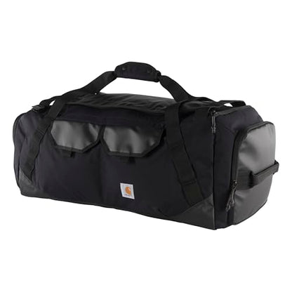 Carhartt Heavy Haul Utility Duffel Bag's, Water-Resistant Packable Bag for Jobsite, Gym, and Travel - color: Black, style: 55l