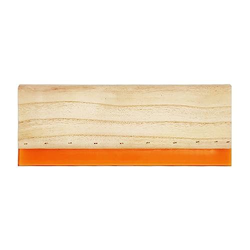 Worown 13.7 Inch Screen Printing Squeegee, 75 Durometer Wooden Scraper for Screen Printing - color: Wood, size: 13.7 Inch