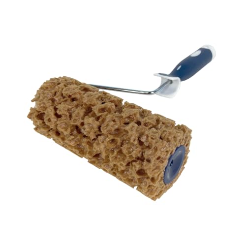 Hanroy 7" Sea Sponge Roller - Texture Paint for Walls, Faux Finish | 7-Inch Sea Sponge Roller For Faux Finish & Texture Painting. Sponge Patterns On Walls & Ceilings.Washable & Reusable(M90FT) - color: M90ft