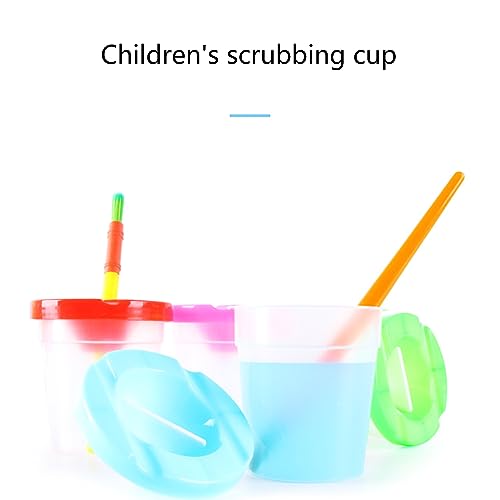 Spill-proof Paint Cup Home Self For Play Game Improve Intelligent For Creative Toy For Kingdergarten Kids Over 12 Spill-proof Paint Cup