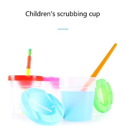 Spill-proof Paint Cup Home Self For Play Game Improve Intelligent For Creative Toy For Kingdergarten Kids Over 12 Spill-proof Paint Cup