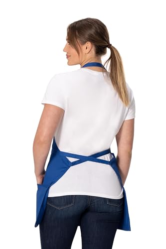 Chef Works Unisex Three Pocket Apron - color: Royal