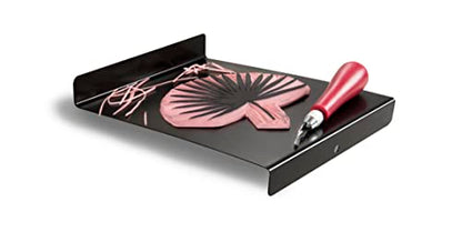 Speedball Block Printing Tool Set (4-Piece) - Includes Linocut Carving Tool, Roller Brayer, Printmaking Baren, and Bench Hook - Made in USA