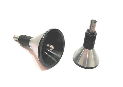 Buyohlic Engineer Machinist Bell Punch Hand DIY Tool for Center Finding on a Round Bar Machine Tools (52mm Big) - size: 52mm