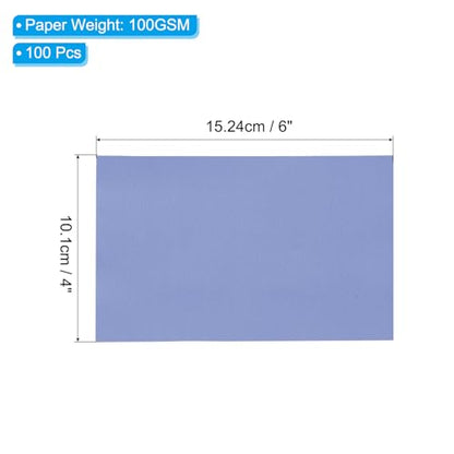 PATIKIL 100 Sheets Vellum Paper 4x6 Navy Blue | Vellum Paper Printable Translucent Paper 100GSM for Invitations Printing - color: Navy Blue