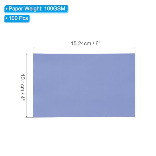 PATIKIL 100 Sheets Vellum Paper 4x6 Navy Blue | Vellum Paper Printable Translucent Paper 100GSM for Invitations Printing - color: Navy Blue