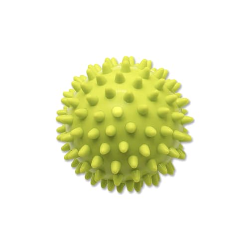 AKOAK 3" Hard Prick Massage Ball, Massage Roller for Plantar Fasciitis, Muscle Soreness Massage Ball - Exercise, Relaxation Massage Ball, Pack of 1 (Neon Green) - color: Neon Green