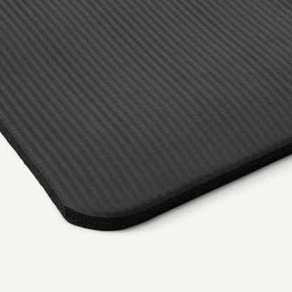 Amazon Basics Extra Thick Exercise Yoga Mat with Carrying Strap - color: Black, style: 1-Inch