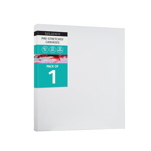 Value Pack of 1 Stretched Canvas 33x33 inch, 1-1/2 (1.5) inch deep for Your Paintings/Artwork/Wall Art/Wall Decor (Pack of 1 Canvas, 33 x 33 inch, Square) - size: 33 x 33 inch, style: Pack of 1