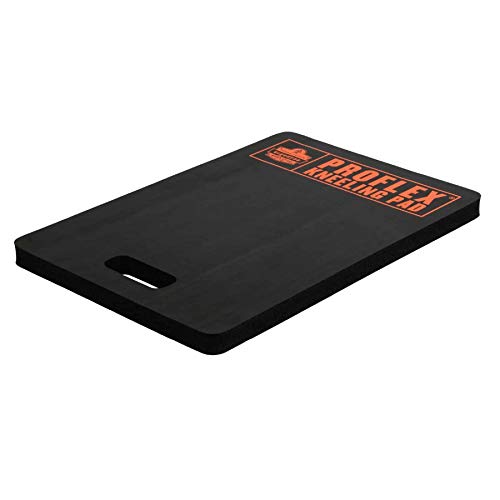 Ergodyne ProFlex 380 Kneeling Pad, Foam Knee Cushion, Water Resistant Kneeling Mat, 14" x 21" x 1, Black - color: Black, size: Standard