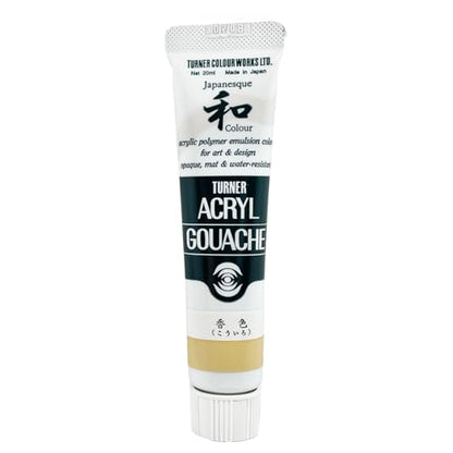 Turner Colour Works Acryl Gouache Artist Acrylic Paint - Single 20 ml Tube - Japanesque Beige - color: Japanesque Beige, size: 0.7 Fl Oz (Pack of 1)