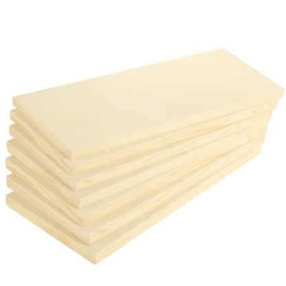 8PCS 8 x 16 Inch Wood Panels for Painting, Unfinished Wooden Canvas Panel Boards, Wood Panel for Arts & Craft Paint Pouring Panel Board - size: 8 x 16 Inch