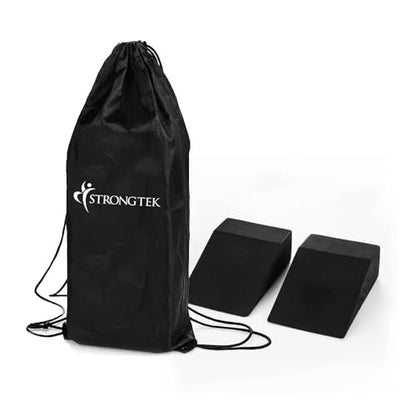strongtek Slant Board & Foam Wedges – Stretch & Strength Set for Rehab and Mobility