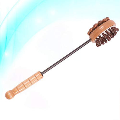 SUPVOX Portable Elastic Massage Hammer Roller with Salient Brush Surface for Home Use Back Neck Shoulder Muscle Relief Tool to Promote Blood Circulation and Relieve Fatigue