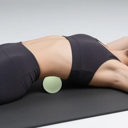 2PCS Firm Massage Lacrosse Balls for Myofascial Release, Muscle Knots, Trigger Point Therapy, Yoga Deep Tissue Massage, Foot Plantar Fasciitis, Muscle Soreness Massager Ball - color: 2 Smooth Massage Ball