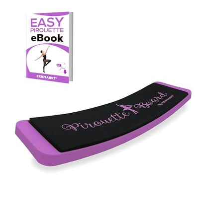 Zenmarkt Turning Board for Dancers, Cheerleaders, Gymnasts, Ice Skaters - color: Purple