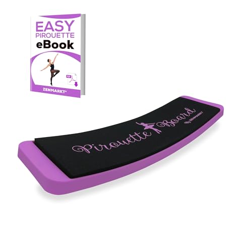 Zenmarkt Turning Board for Dancers, Cheerleaders, Gymnasts, Ice Skaters - color: Purple