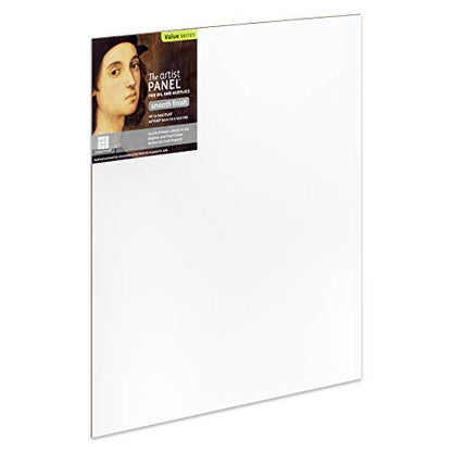Ampersand Artist Panel Primed Smooth Surface for Painting and Mixed-Media, 1/8 Inch Depth, 16X20 Inch (APS1620) - color: 1/8 Inch Depth, size: 16X20