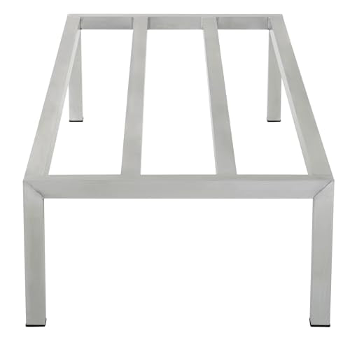 CenPro Commercial NSF Aluminum Dunnage Rack - 1,500 lb. Weight Capacity - 60"x20"x12" (28W-127) - size: 60x20x12"