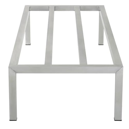 CenPro Commercial NSF Aluminum Dunnage Rack - 1,500 lb. Weight Capacity - 60"x20"x12" (28W-127) - size: 60x20x12"