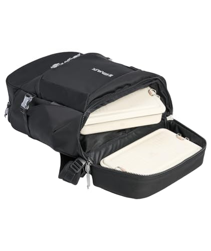 STANLEY Vitalize Backpack | Gym, Work & Travel Bag with Laptop Sleeve | Expandable Bottom Compartment | Tumbler & Water Bottle Pockets | Durable Recycled Fabric | Black - color: Black, size: Backpack