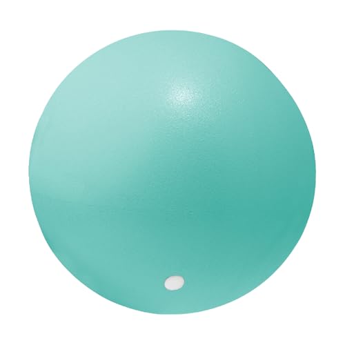 Small Pilates Ball 9 Inch Small Exercise Ball Mini Workout Yoga Balls for Gym Yoga, Core Training, Fitness, Workout, Stability, Improves Balance - color: Cyan