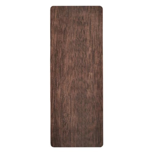 YETTASBIN Brown Solid Wood Yoga Mat for Women Men, Non Slip Exercise Mat Portable Travel Workout Mat with Storage Bag for Home Yoga, Pilates, Fitness 71x 26 Inch - color: A-Brown Solid Wood