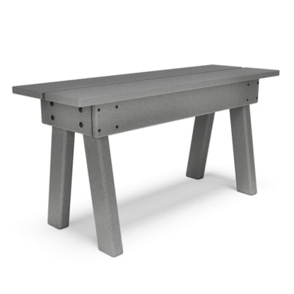 BY THE YARD 34" Picnic Table Bench (Gray) - color: Grey
