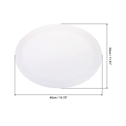PATIKIL Paint Canvases Panel for Painting, 2 Pack 12x16 Inch Oval Wood Frame Stretched Blank Art Board Panels for Acrylic, Oil, Tempera Painting, White - size: 12x16 Inch