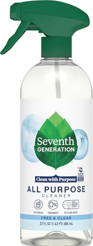 Seventh Generation All Purpose Cleaner, Free & Clear, Cuts Grease, 23 Fl Oz - size: 23 Fl Oz (Pack of 1)