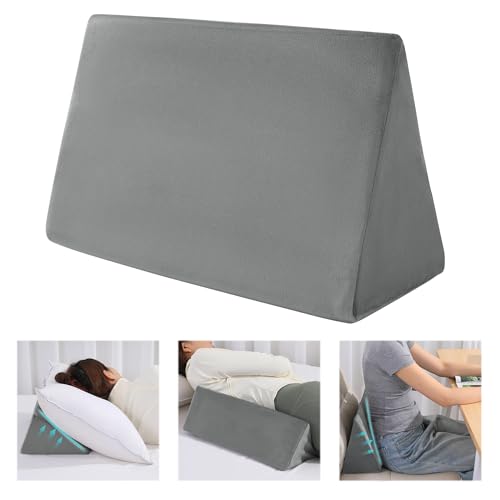 BALAPET Small Wedge Pillow for Side Sleeping, Premium Foam Bed Pillow for Side Sleeping,Triangle Wedge Pillow for Leg Elevation,Yoga,Reduce Back Pain