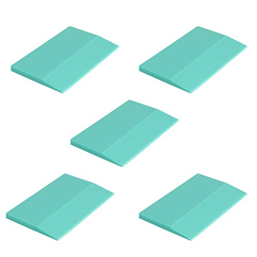 She Love Pack of 5 Screen Printing Squeegees, Self-Adhesive Screen Stencil Printing Squeegee, Rubber Squeegee Screen Printing Tools for Applying Chalk Paste or Ink | Reusable soft scrapers, compact 2.4×1.6 inch size, easily applies fabric ink and pigment