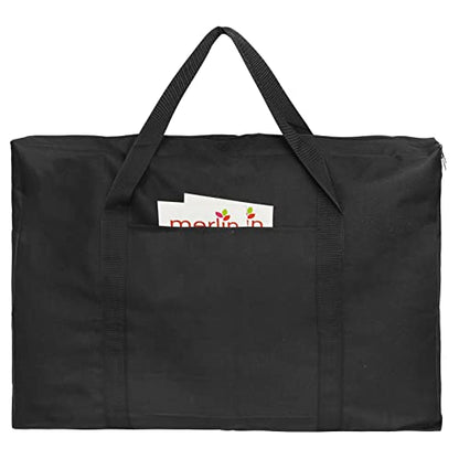 Cupohus 25" x 37" Lightweight Art Portfolio Bag (Edition 2.0) with Outer Pockets and Handle, Student Carry Transport Storage Bag for 24" x 36" Artworks - size: 25" x 37" x 4"