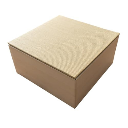 BJDesign Square Tatami Bench Platform, Igusa Rush Grass Top, Natural 1 Set
