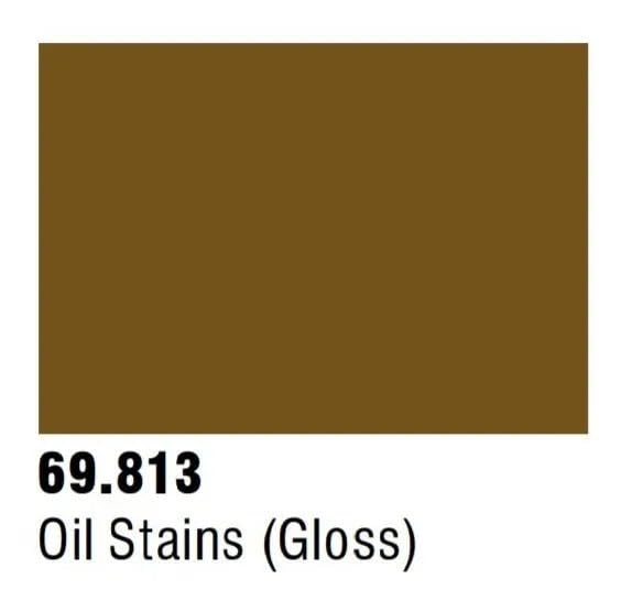 Vallejo Oil Stains (Gloss) 17ml Painting Accessories - color: Gloss Oil Stains, size: 0.57 Fl Oz (Pack of 1)