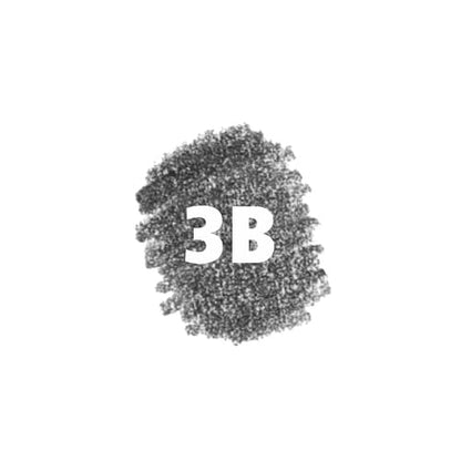 STAEDTLER Mars Lumograph 3B Graphite Art Drawing Pencil, 6 Pencils - style: 3B