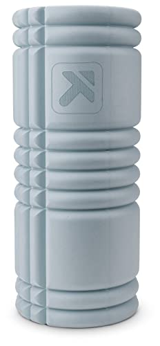 TRIGGERPOINT Performance Therapy Grid Patented Multi-Density Foam Massage Roller (80% Recycled) Exercise, Deep Tissue Muscle Recovery - Muscle Pain&Tightness, Improves Circulation (13"), Blue - size: One Size