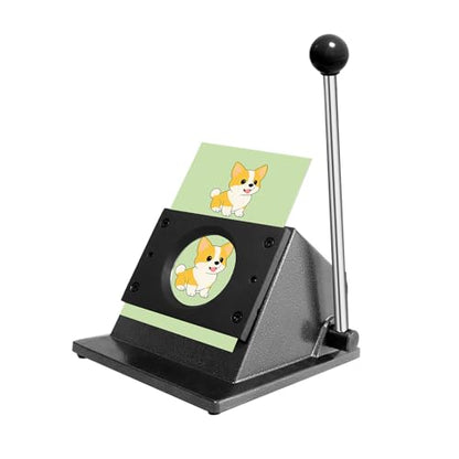2.28" 58mm Button Paper Cutter, 2.75”/70mm Diameter Circle Cutter Circle Punch, Graphics Punch Cutter, 70mmDie Cut Machine for Making 2.28" 58mm Mode Buttons Machine (2.75”/70mm Cutting Diameter)