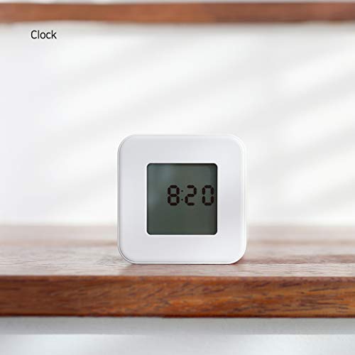 mooas Multi Clock Time Cube Timer, Alarm, Backlight, Productivity (Violet) - color: Violet
